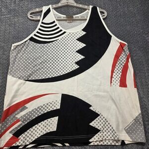 Vintage 1989 Rolling Stones Rockware AOP Tank Top Men's Large Size 2 Made in USA